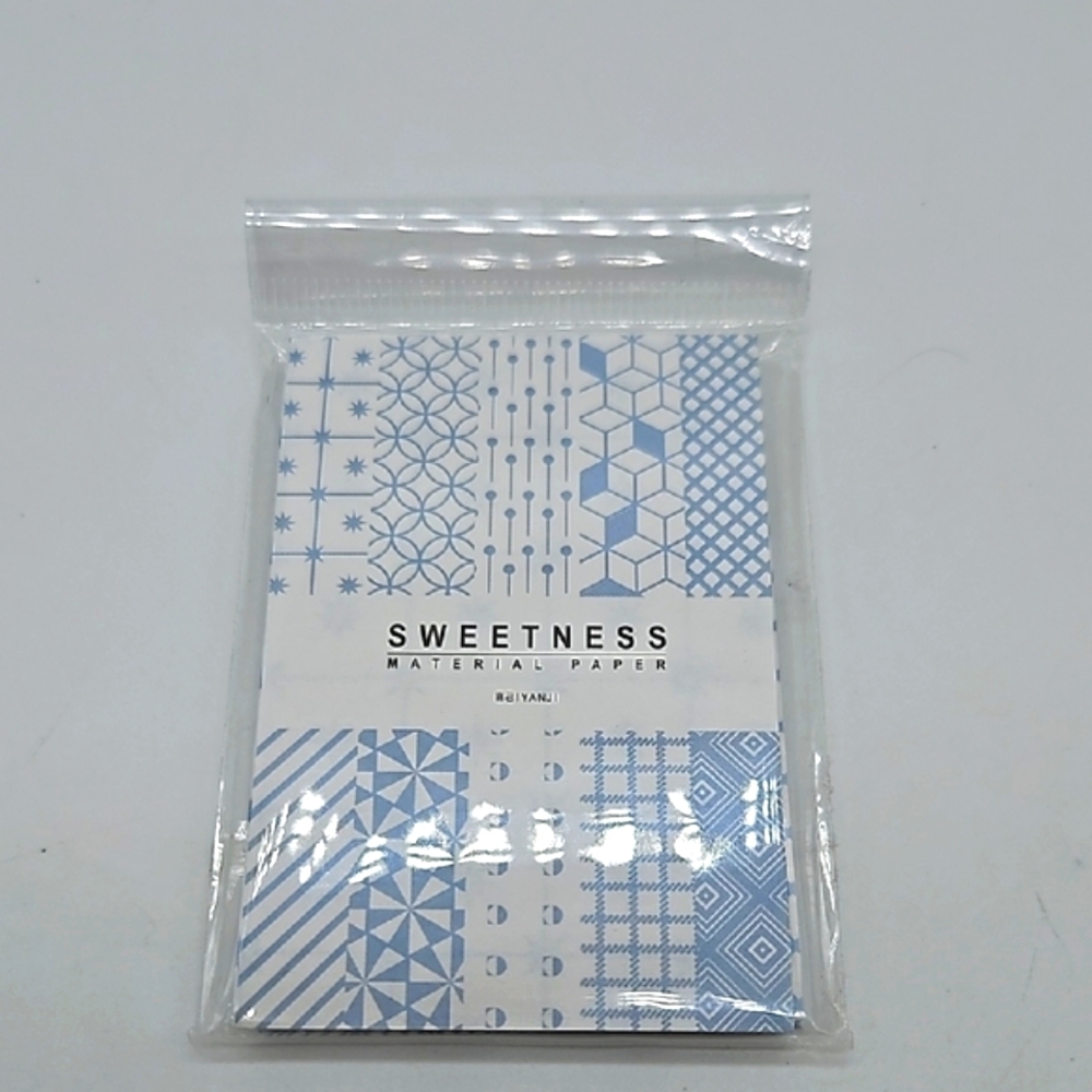 Yanji Mini Craft Paper blue & white NWT - Picture 6 of 10
